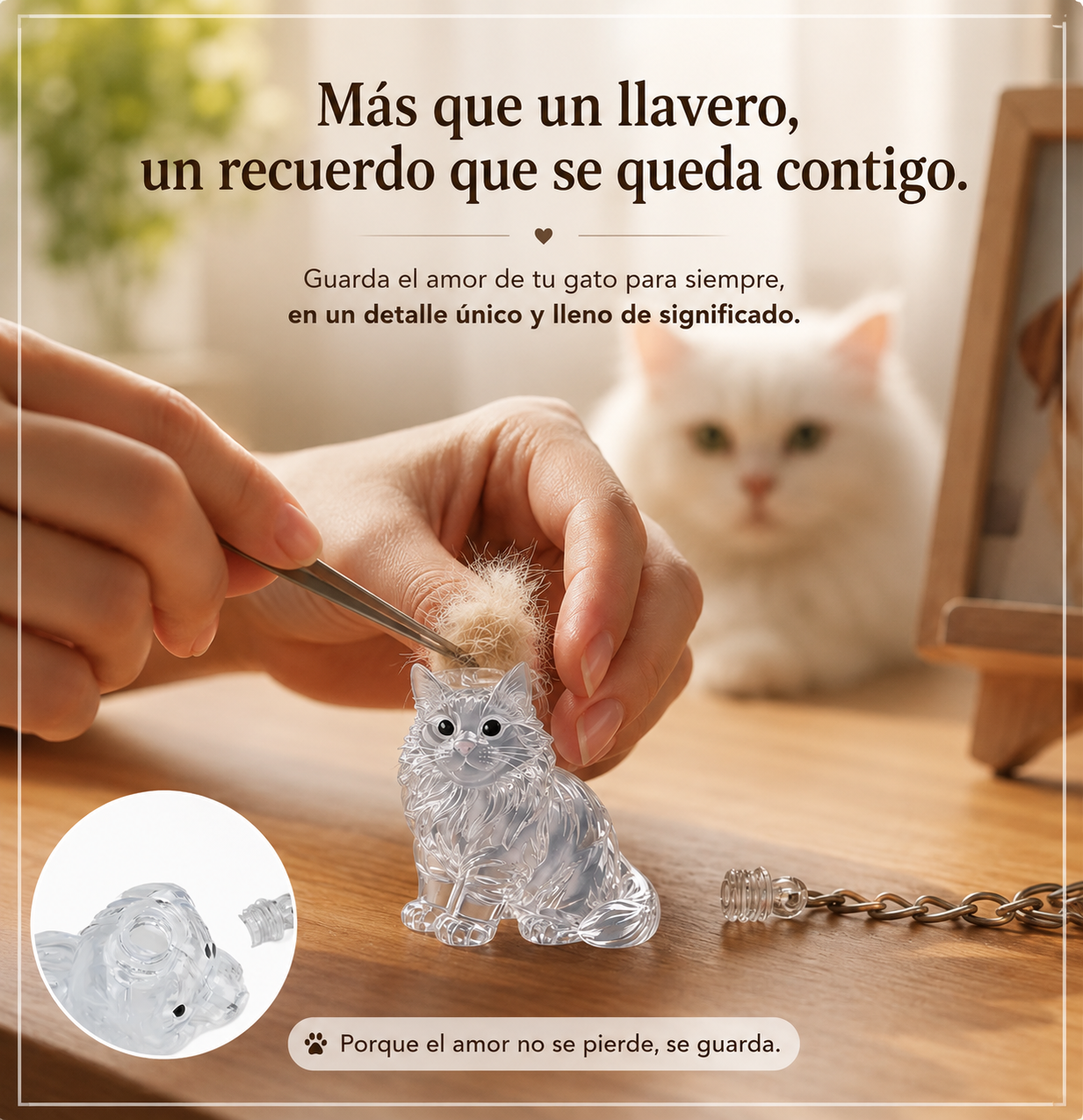 Huella Eterna | Llavero con el recuerdo de tu mascota
